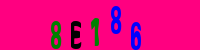 Blue Captcha Image