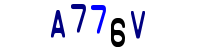 Blue Captcha Image