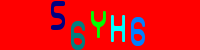 Blue Captcha Image
