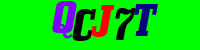 Blue Captcha Image