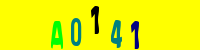 Blue Captcha Image