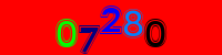 Blue Captcha Image