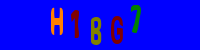 Blue Captcha Image