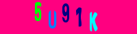 Blue Captcha Image