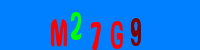 Blue Captcha Image