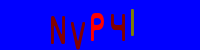 Blue Captcha Image