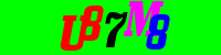 Blue Captcha Image
