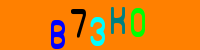 Blue Captcha Image