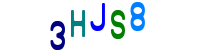 Blue Captcha Image