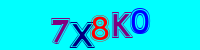Blue Captcha Image