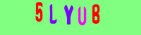 Blue Captcha Image