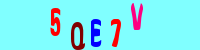 Blue Captcha Image
