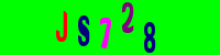 Blue Captcha Image
