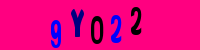Blue Captcha Image