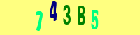 Blue Captcha Image