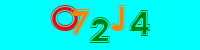 Blue Captcha Image