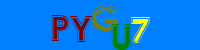 Blue Captcha Image