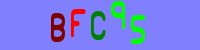 Blue Captcha Image