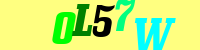 Blue Captcha Image