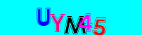 Blue Captcha Image
