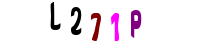 Blue Captcha Image