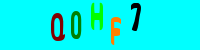 Blue Captcha Image