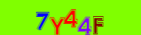 Blue Captcha Image