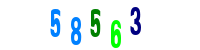 Blue Captcha Image