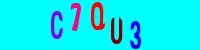 Blue Captcha Image