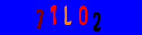 Blue Captcha Image