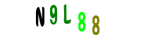 Blue Captcha Image