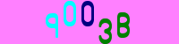 Blue Captcha Image