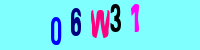 Blue Captcha Image