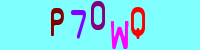 Blue Captcha Image