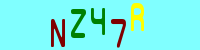 Blue Captcha Image