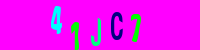 Blue Captcha Image