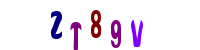 Blue Captcha Image