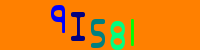Blue Captcha Image