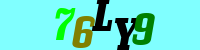 Blue Captcha Image