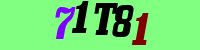 Blue Captcha Image