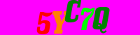 Blue Captcha Image