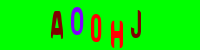 Blue Captcha Image