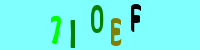 Blue Captcha Image