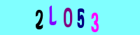 Blue Captcha Image
