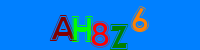 Blue Captcha Image