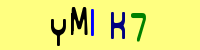 Blue Captcha Image