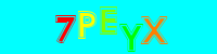 Blue Captcha Image