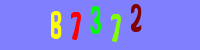 Blue Captcha Image