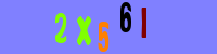 Blue Captcha Image