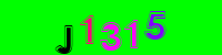 Blue Captcha Image